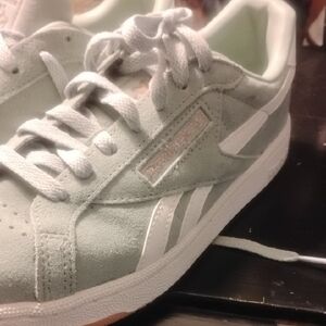 Reebok Women's Sneakers in Mint Green and White